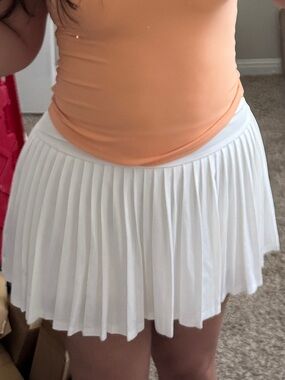 B.P White Pleated Tennis Skirt - Classic Playful Style